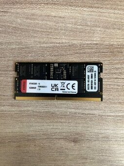 Kingston FURY DDR5 RAM 16GB (1x16GB) SO-DIMM, 4800MHz CL38