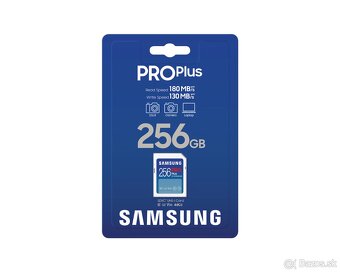 Predám novú PRO Plus SDXC Card 180 MB/s 256 GB v záruke