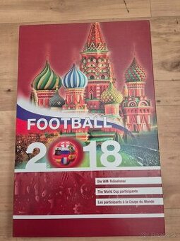 Predám sadu pamätných mincí Football 2018