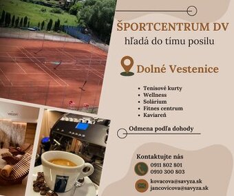 Športcentrum DV hľadá do tímu posilu