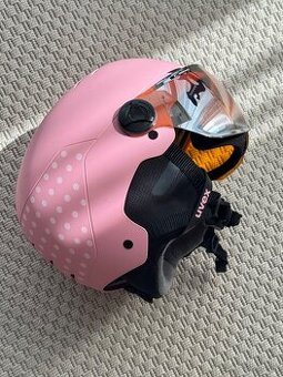Detska prilba Uvex Rocket Junior Visor Pink