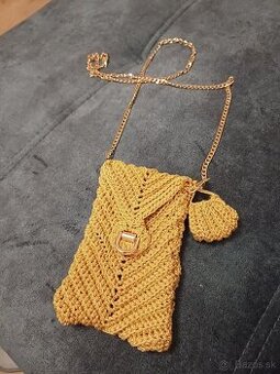 Hand made hackovana kabelka