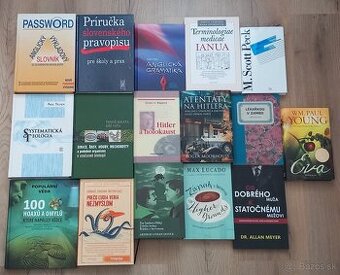 Rôzne knihy na predaj