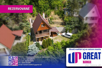REZERVOVANÉ - Rekr. chata 54m2 (1248m2) - Nová Ves n/Váhom - 1