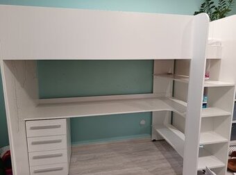 Poschodová posteľ s písacím stolom