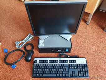PC Dell + 19" monitor Dell + Win + MS Office + príslušenstv