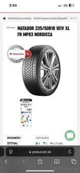 R18 235/50 V XL 101V