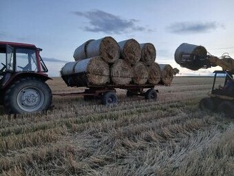Predam slamu-lisovanu, balikovanu s možným dovozom.