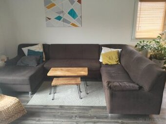 Sedacia suprava tmavohneda velka