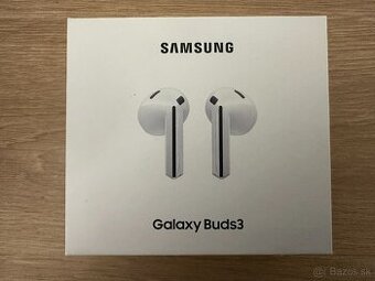Samsung Galaxy Buds3 – biele (nové, nerozbalené, záruka)