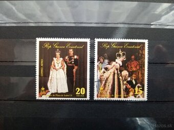 Poštové známky č.591 - Rovníková Guinea - kráľovská svadba