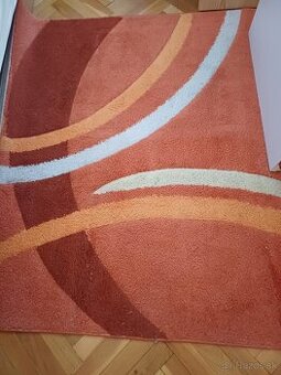 Oranzovy  koberec 120x170