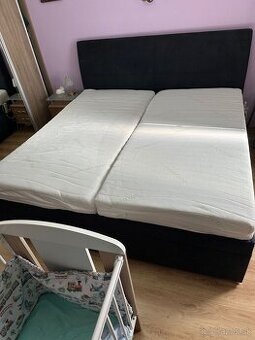 Čalúnená posteľ 200x200cm nábytok Blanár