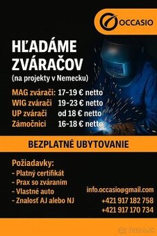 Zvárači do Rakúska ,Nemecka