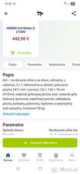 Predám gril Weber Q2100N