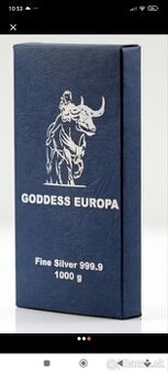 Investičné striebro 1000 g.