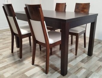 jedalensky stol 85x140x78 cm + 4 stolicky