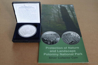 PREDAJ - 20 euro 2010 PROOF - Národný park Poloniny