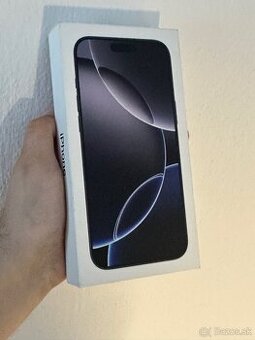 Dobrý deň Ponúkam iPhone 16 PRO MAX 256GB Black Titanium