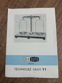 Retro predmety: Technické váhy Meopta T1 so závažiami