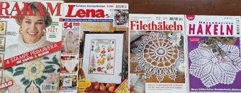 Časopisy so vzormi na vyšívanie, háčkovanie DIANA