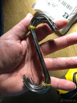 Nerezové háčiky (20 kusov)