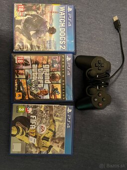 Predám Hry na ps4 a ovládač