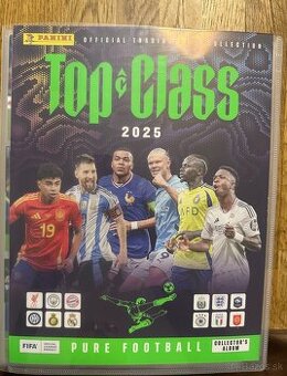 TOP CLASS 2025 ZBERATEĽSKÉ KARTY FUTBALOVÉ KARTIČKY