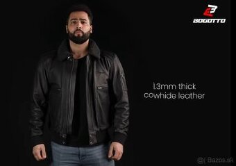 Kožená moto bunda vel 54 XL