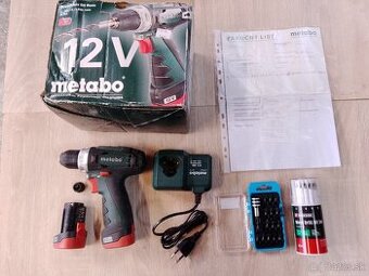 Aku vŕtačka Metabo.