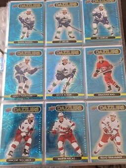 Hokejové kartičky insert dazzlers blue 2021/22 .