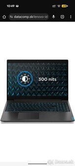 Herný notebook Lenovo Ideapad L340 Gaming