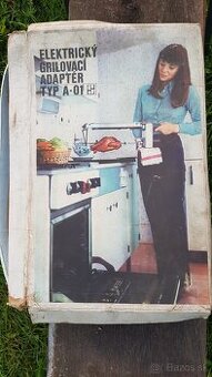 Retro elektricky grill do rúry