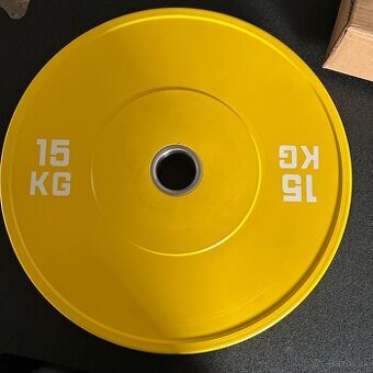 Farebný bumper kotúč 15kg - Nové