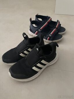 Tenisky Adidas 31 a sandále 31