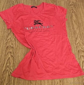 Predám nové dámske ružové tričko Burberry
