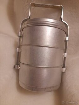 Dóza na oběd,  hliníková