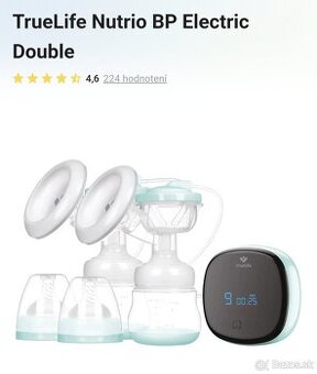 Predám odsávačku mlieka TrueLife Nutrio Double