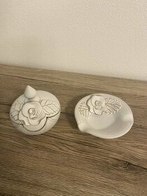 Keramická cukornička+ popolník
