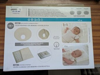 Predam ergonomicky vankus a podlozku pre deti do 12m