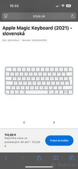 Ako Nová Apple Magic keyboard 3