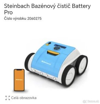 Plne robotický bazénový vysávač