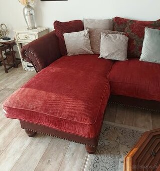 Veľká sedačka v tvare L