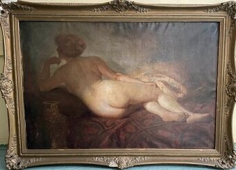 Ede Lengyel-Rheinfuss - Akt, olej na plátne