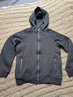 Mikina na zips s kapucnou v.146