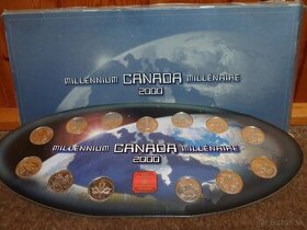 Predám sadu pamätných kanadských mincí, 25 centoviek