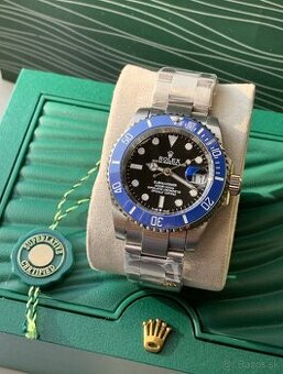 Rolex Submariner Date, Nové, 41mm, Modro-čierne