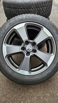Alu kola Škoda Karoq R17 5x112 ET42 + Dunlop 98% v