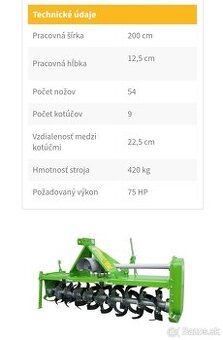 Rotavator / pôdna fréza