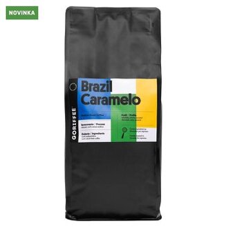 Kava Goriffee Brazil Caramelo Natural Medium 1000g -1ks 25€